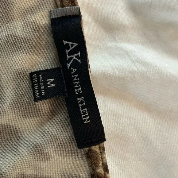 Anne Klein Animal Print Blouse - Picture 3 of 4